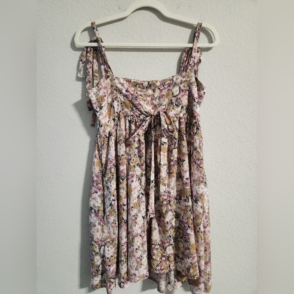 En saison Women’s Floral Print mini fit and flare dress size small